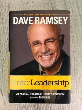 EntreLeadership Dave Ramsey Hardcover 20 Years Business Wisdom Like New